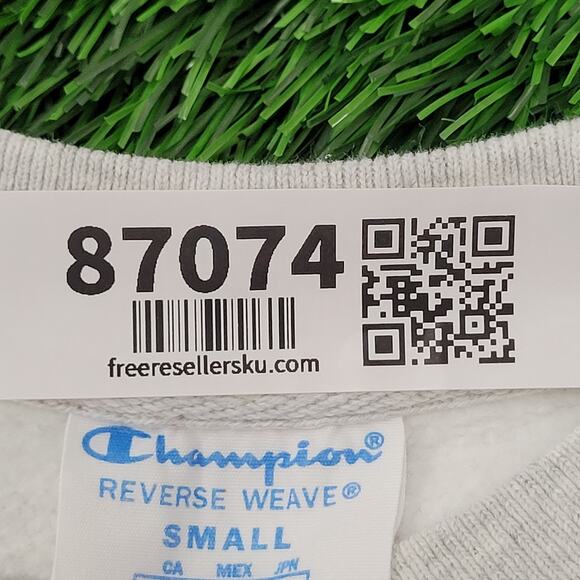 Vintage WVU University Sweatshirt Small 21x23 Baggy Cropped - Picture 6 of 14